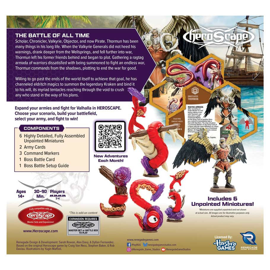 Heroscape: Thormun & Kraken rear cover