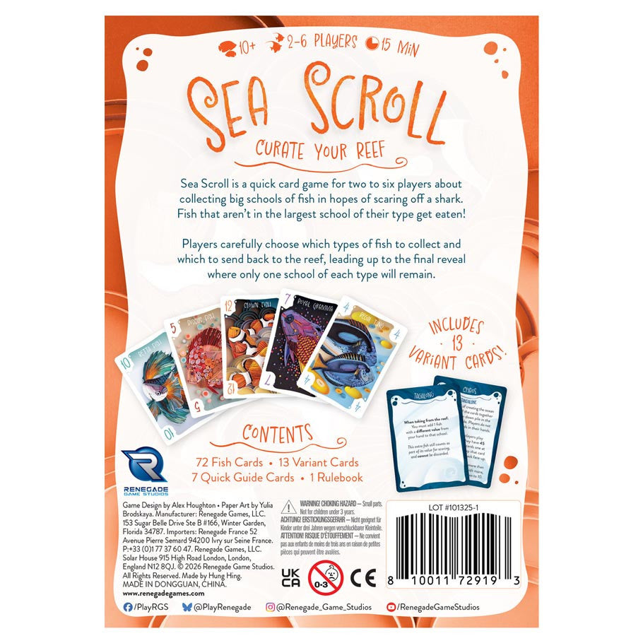Sea Scroll rear cover