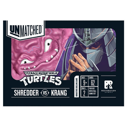Unmatched Adventures: TMNT: Shredder/Krang Hero Deck Expansion