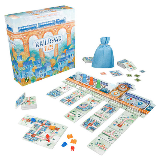 Railroad Tiles board game