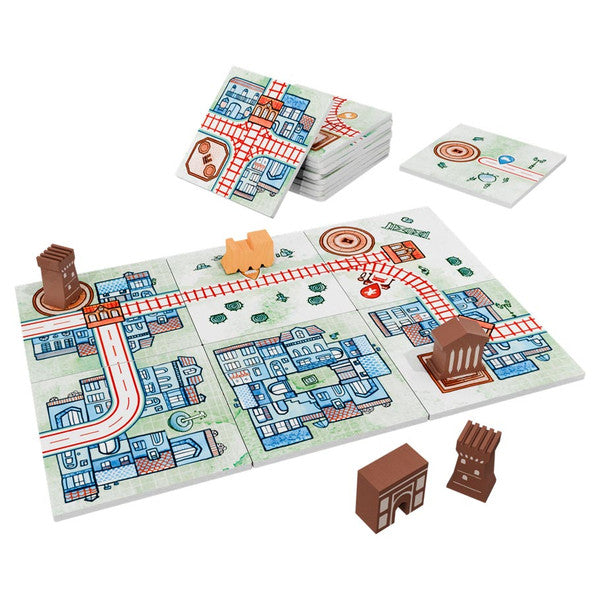Railroad Tiles: Monuments Expansion components