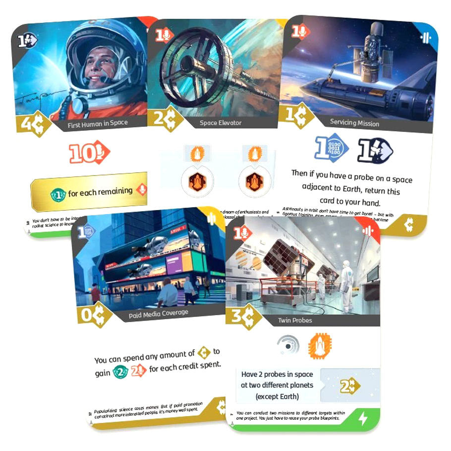 SETI: Space Agencies cards