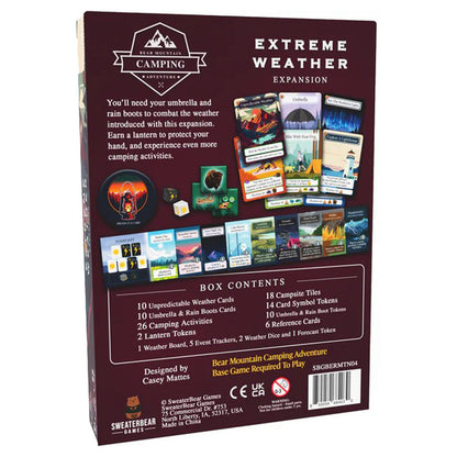 Bear Mountain Camping Adventure: Extreme Weather rear cover