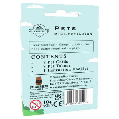 Bear Mountain Camping Adventure: Pets Mini Expansion rear cover