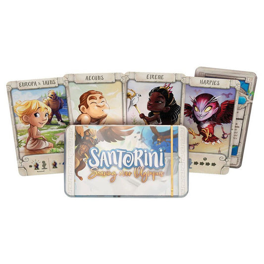 Santorini 2E: God Pack: Soaring Over Mount Olympus expansion
