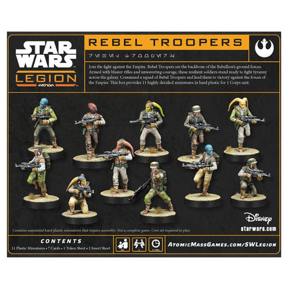 Star Wars Legion: Rebel Troopers rear cover