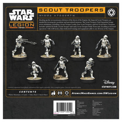 Star Wars Legion: Scout Troopers rear cover