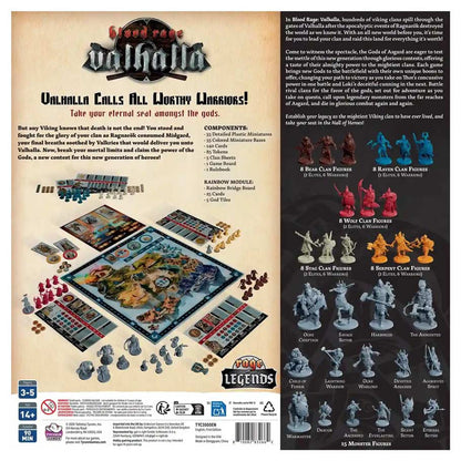 Blood Rage: Valhalla rear cover