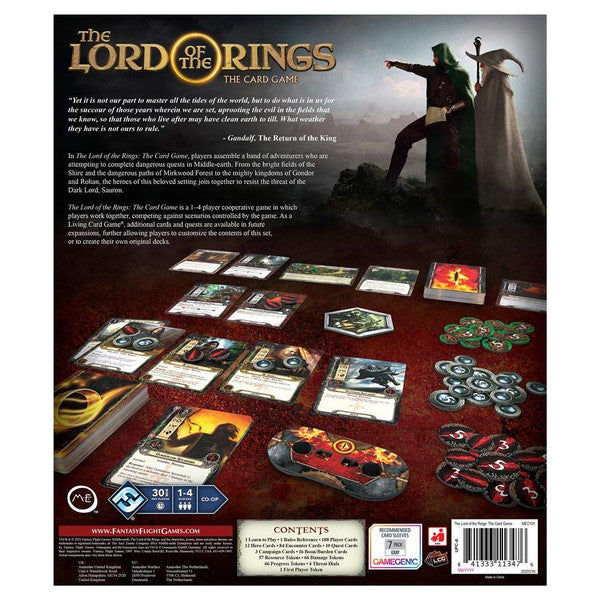 The Lord of the Rings: The Card Game – Revised Core Set rear cover