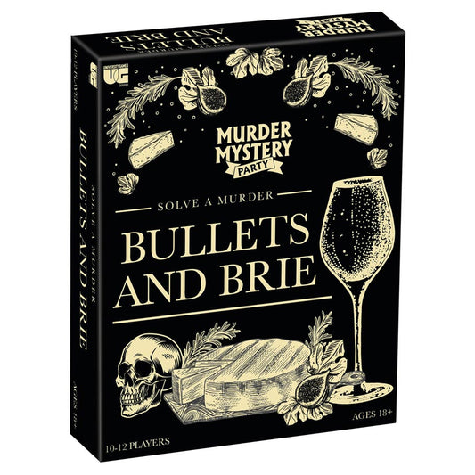 Murder Mystery Party: Bullets & Brie  party game