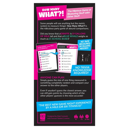 How Many What?! rear cover