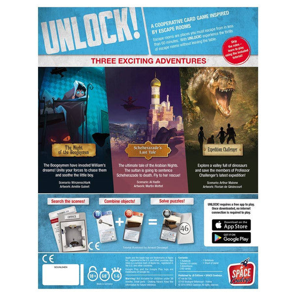 Unlock! Exotic Adventures rear cover