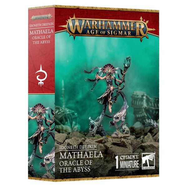 Warhammer Age of Sigmar: Idoneth Deepkin: Mathaela Oracle of the Abyss miniatures