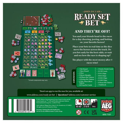 Ready, Set, Bet rear cover