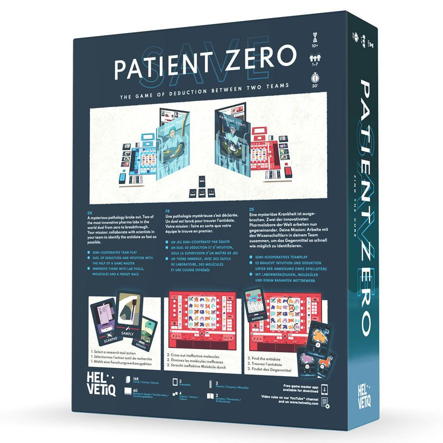 Save Patient Zero rear cover