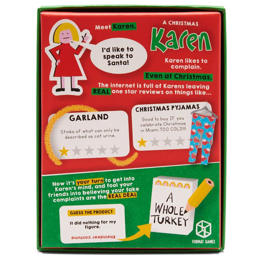 A Christmas Karen rear cover