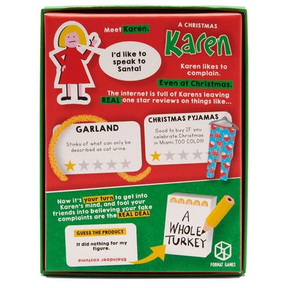 A Christmas Karen rear cover