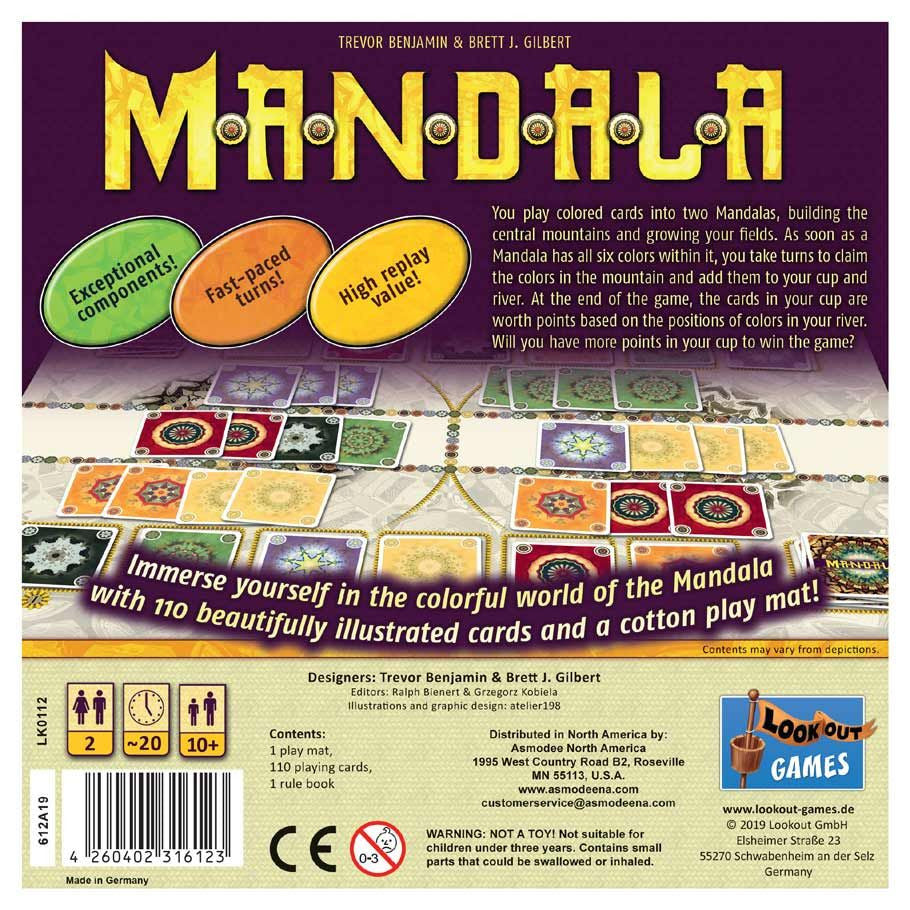 Mandala rear cover