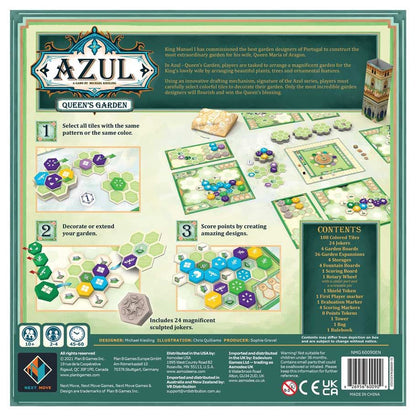 Azul: Queen’s Garden rear cover