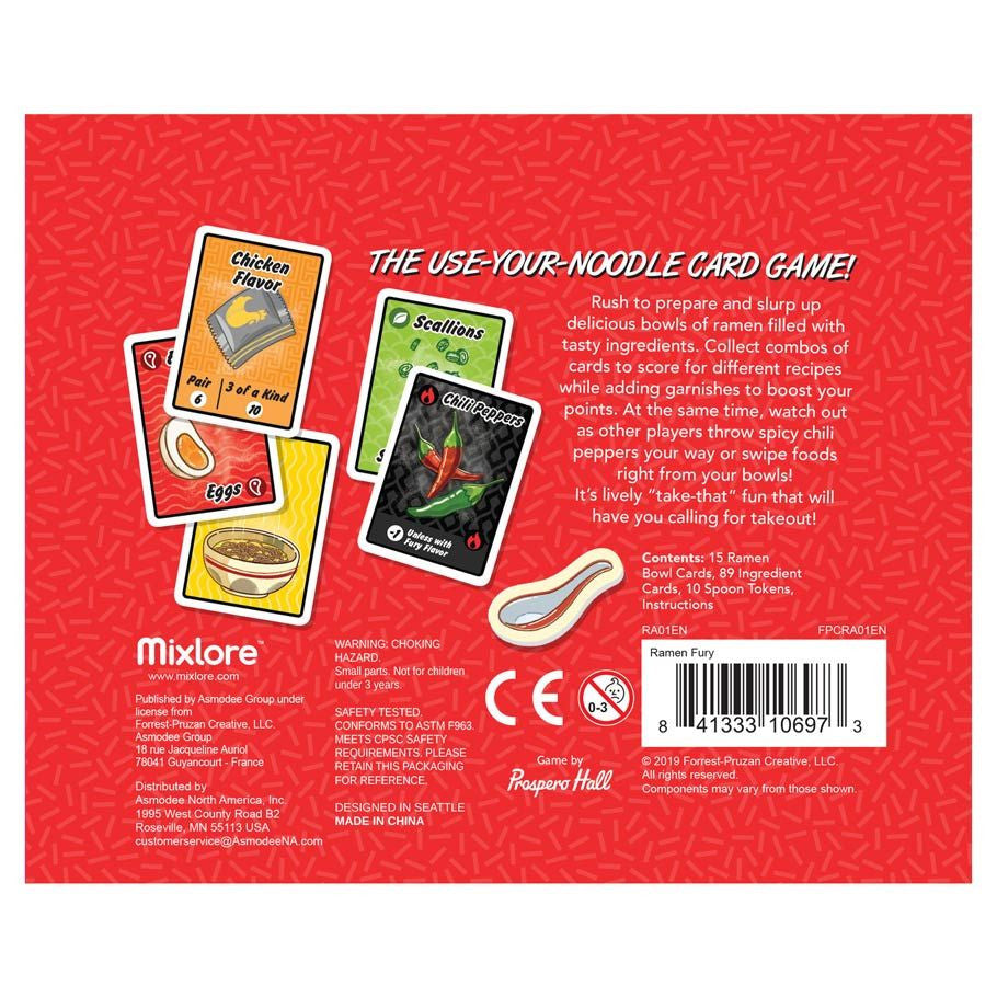 Ramen Fury rear cover