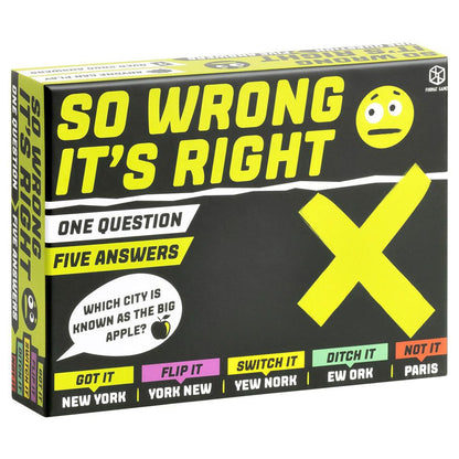 So Wrong It's Right party game