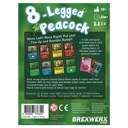 8-Legged Peacock rear cover