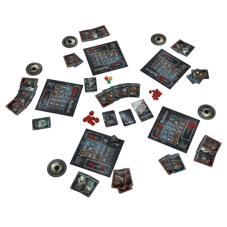 Bloodborne: The Card Game components