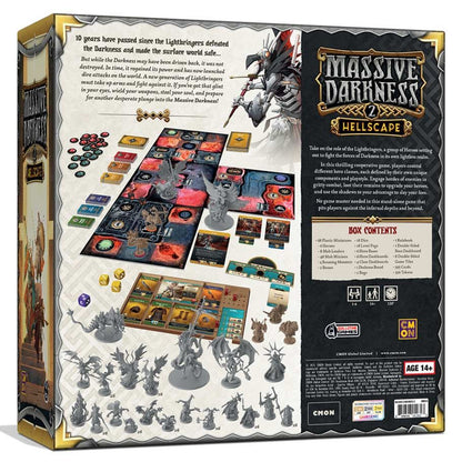 Massive Darkness 2: Hellscape rear cover