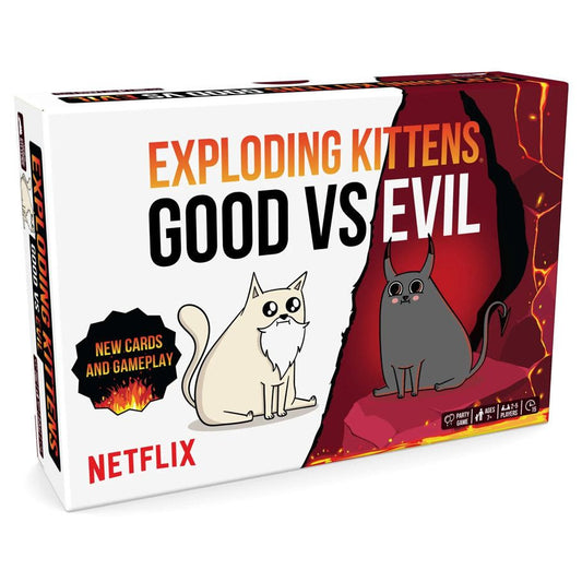 Exploding Kittens Good vs Evil card game