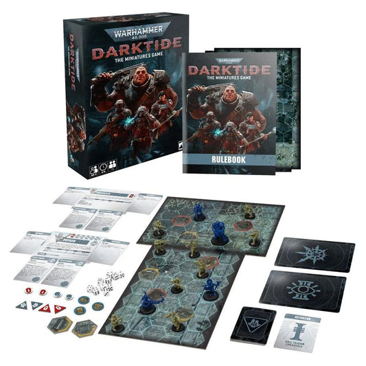 Warhammer 40,000: Darktide - The Miniature Game components
