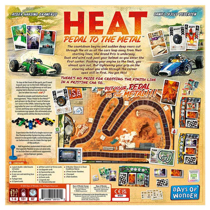 Heat Pedal To The Medal back of box