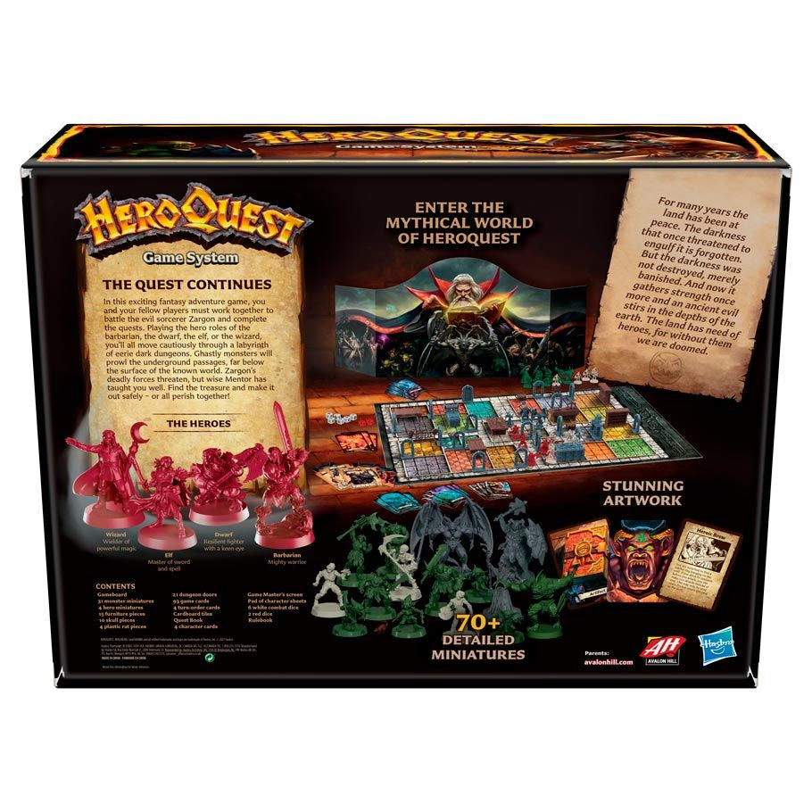 HeroQuest rear cover