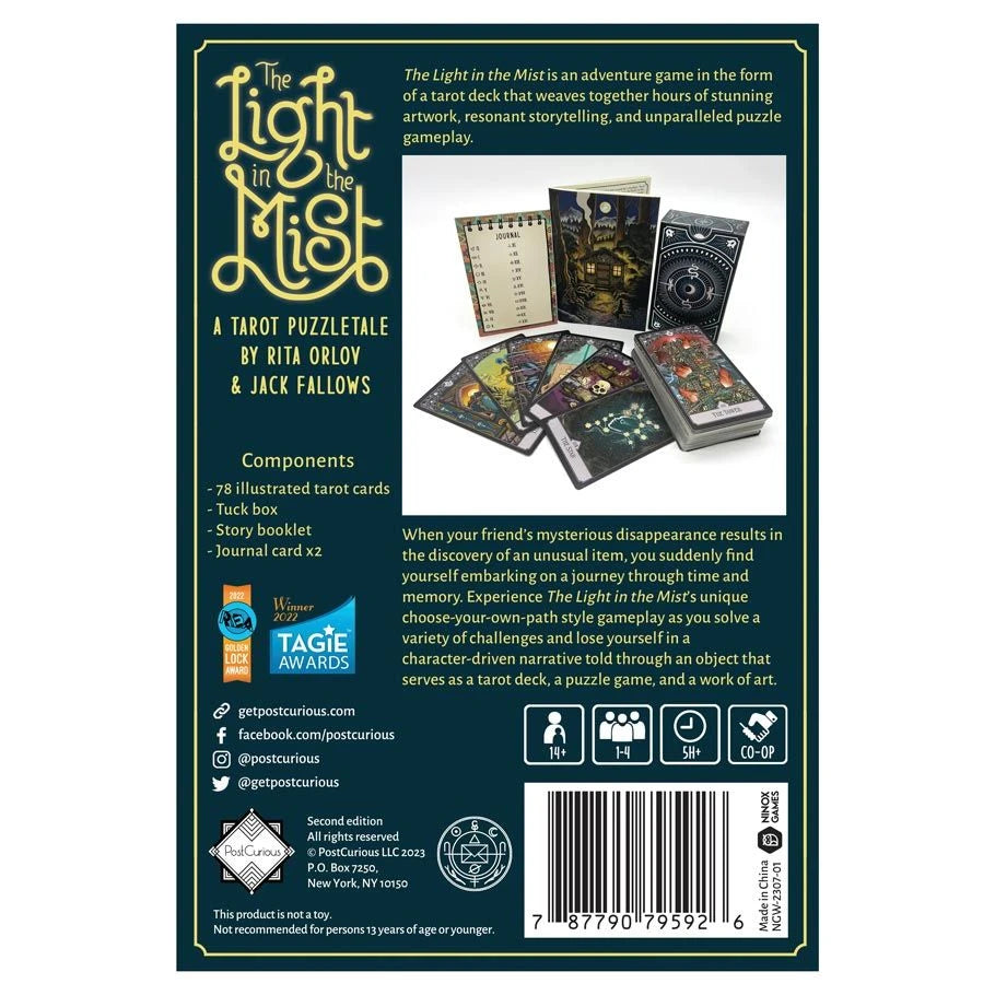The Light in the Mist rear cover