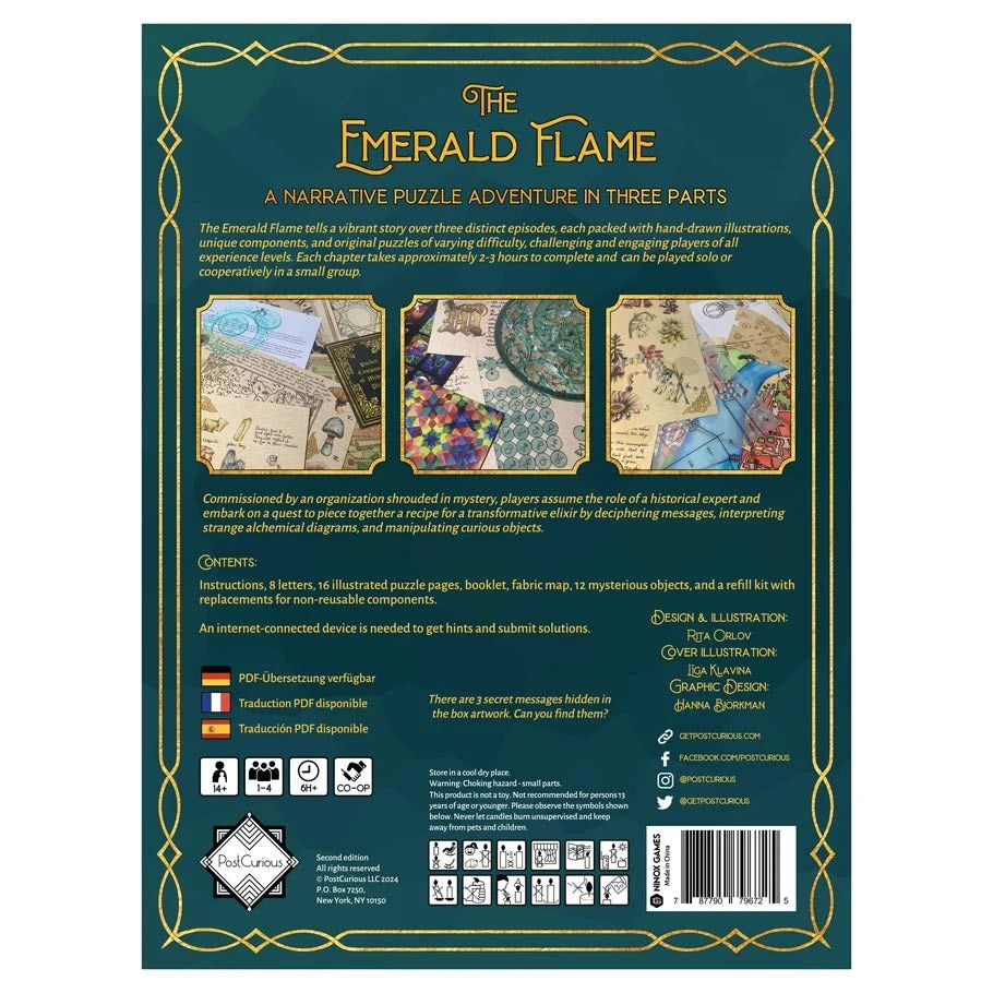 The Emerald Flame rear cover