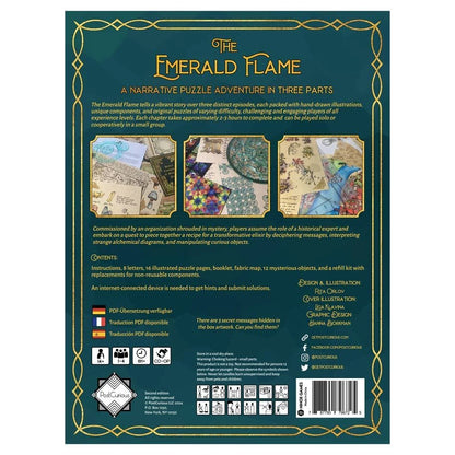 The Emerald Flame rear cover