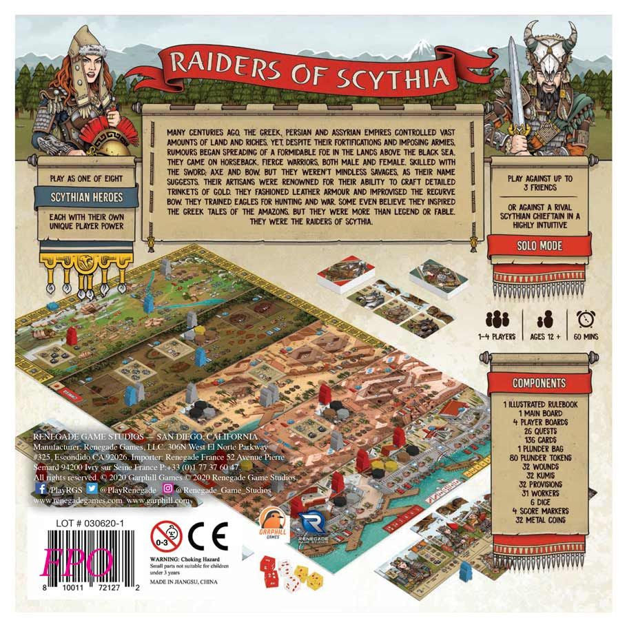 Raiders of Scythia rear cover