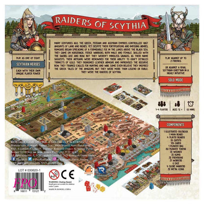 Raiders of Scythia rear cover