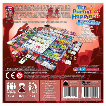 The Pursuit of Happiness: Experiences rear cover