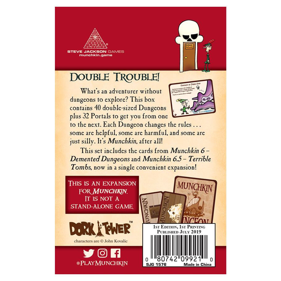 Munchkin 6: Double Dungeons rear cover