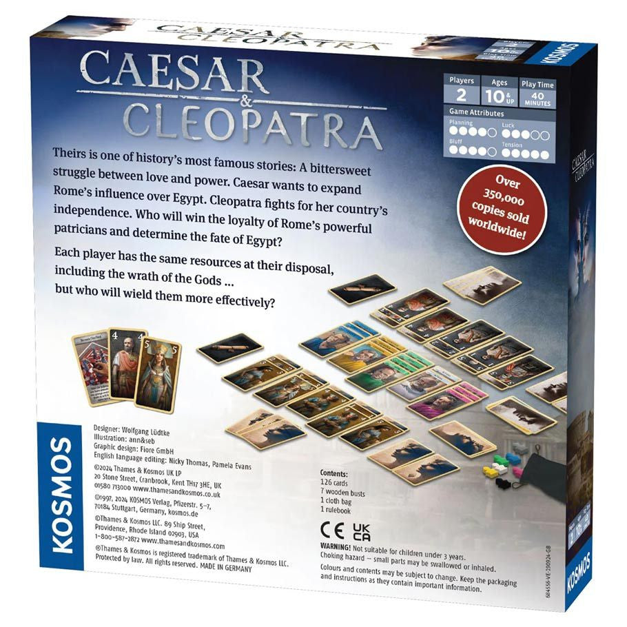 Caesar & Cleopatra rear cover