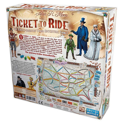 Ticket to Ride back of box