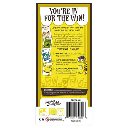 That's Not Lemonade! rear cover