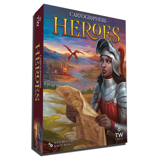 Cartographers Heroes board game