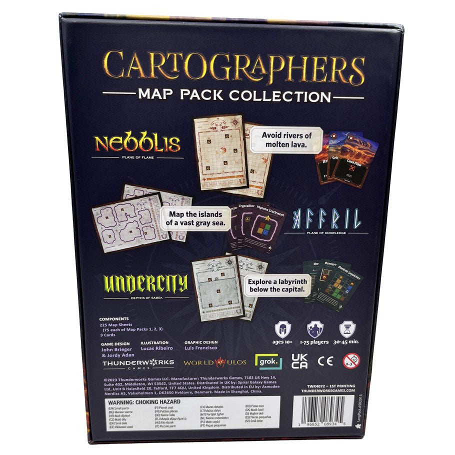 Cartographers Map Pack Collection rear cover