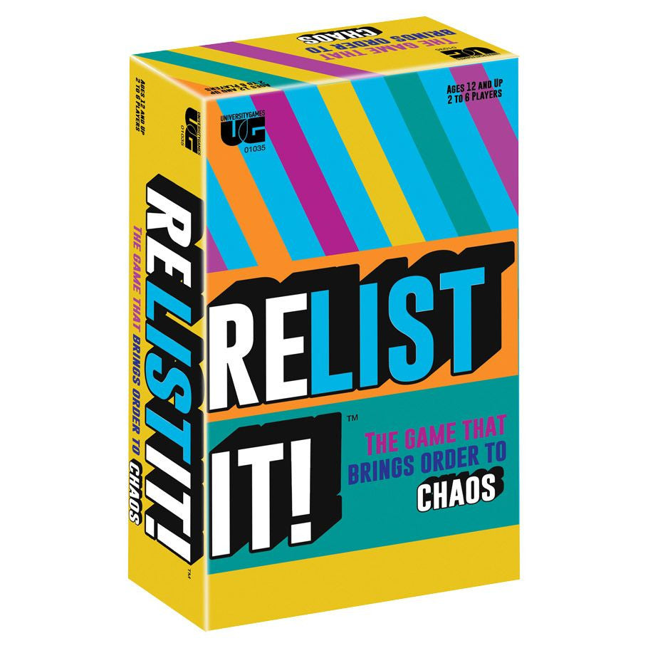 Relist It party game