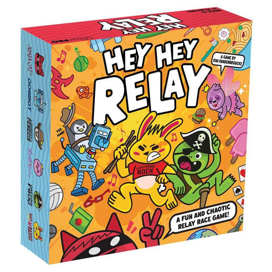 Hey Hey Relay party game