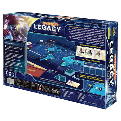 Pandemic: Legacy Season 1 rear cover
